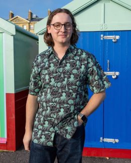 Hemd 653  Green Seas Octopus shirt RUN & FLY
