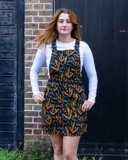 Jurk 1415 Poison Plant Pinafore Dress RUN & FLY