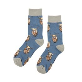 Animal Socks 453 Cows Highland