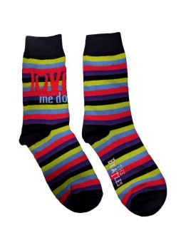 ROCK SOCKS BEATLES LOVE ME DO STRIPES 553