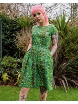 Jurk 1421 Camo Dino dress Run & Fly