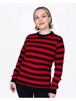 Trui 788 Stripes red