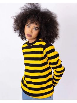 Trui 790 Stripes geel/zwart