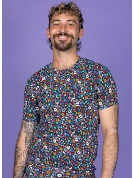 T-shirt  919 retro  mex skulls
