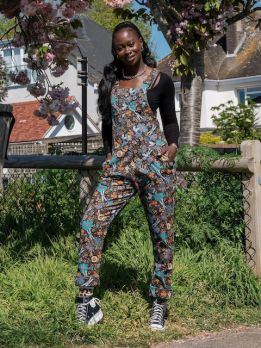 Jumpsuit 871 REBEL ROMANCE flowers