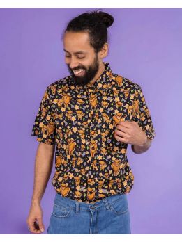 Hemd 672 Highland cow Run & Fly shirt