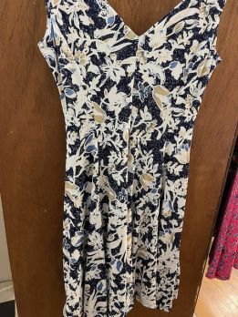 Jurk lycra bloemen 002