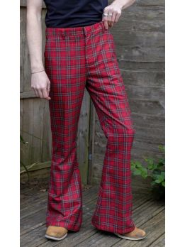 Broek 252 tartan flare