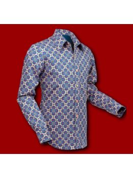 Hemd 660 Dots BLUE